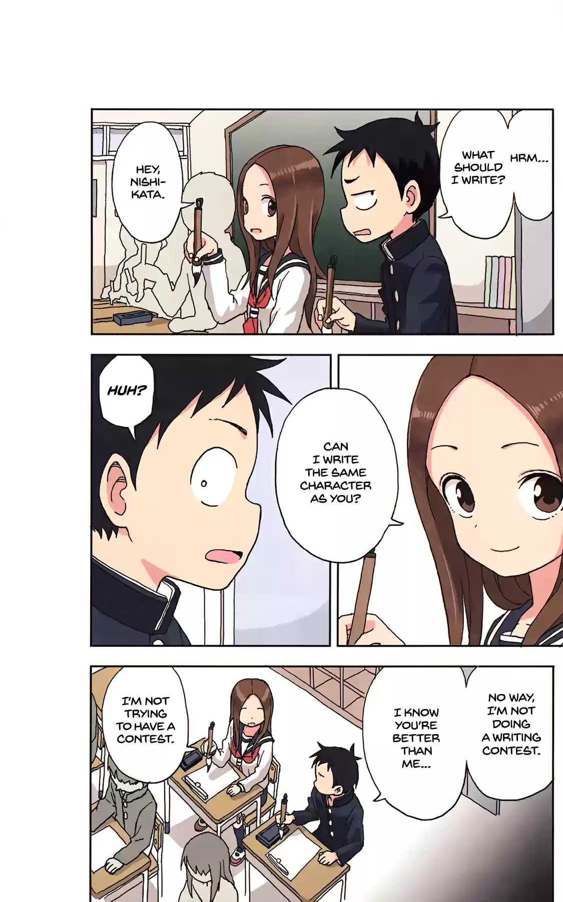 Karakai Jouzu no Takagi san Ch. 84.5 Blu Ray Vol.1 Extra