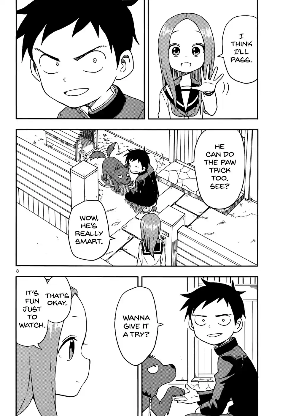 Karakai Jouzu no Takagi san Ch. 85 Dog