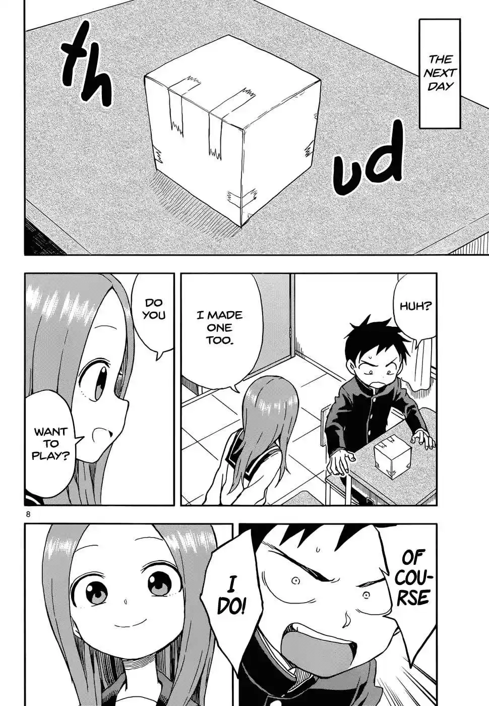 Karakai Jouzu no Takagi san Ch. 87 Box