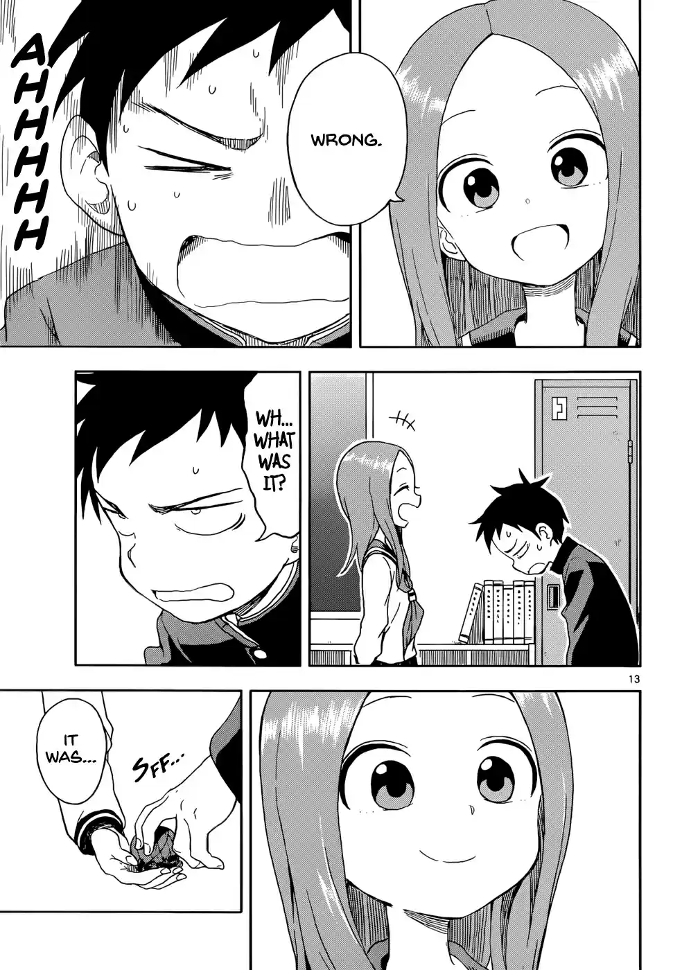 Karakai Jouzu no Takagi san Ch. 87 Box