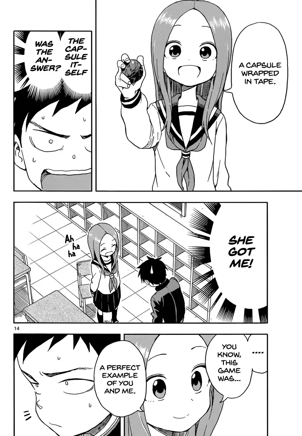 Karakai Jouzu no Takagi san Ch. 87 Box