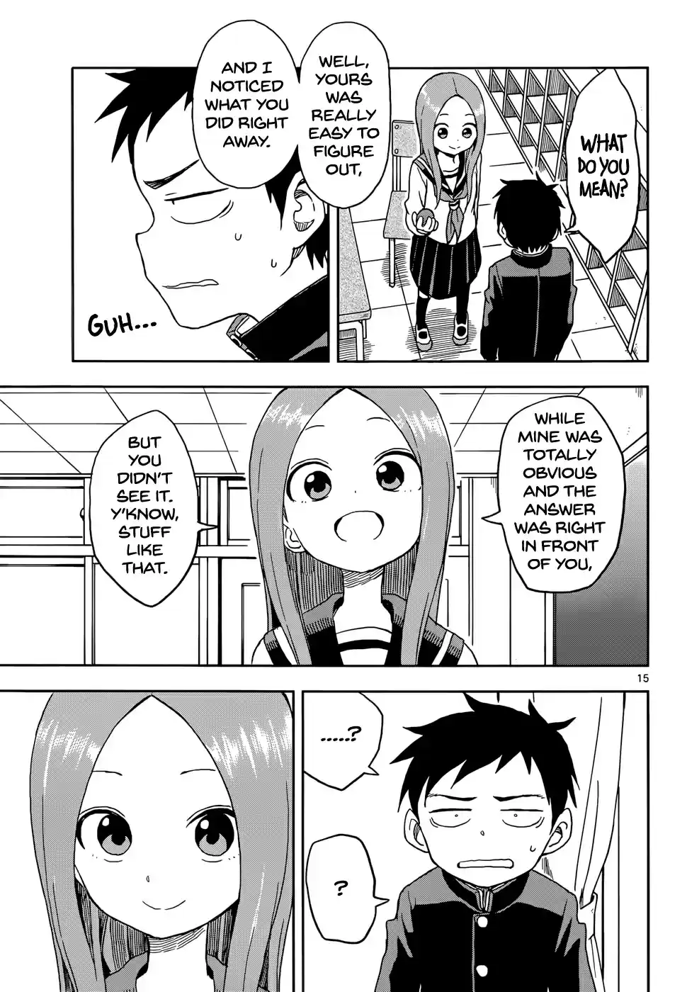 Karakai Jouzu no Takagi san Ch. 87 Box