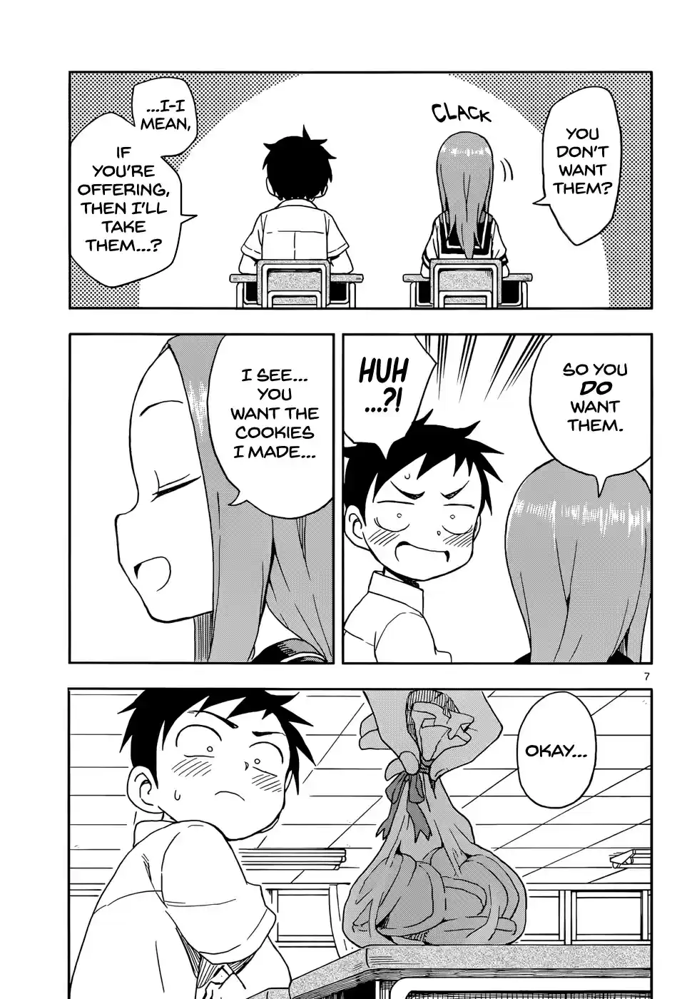 Karakai Jouzu no Takagi san Ch. 88 Cookies