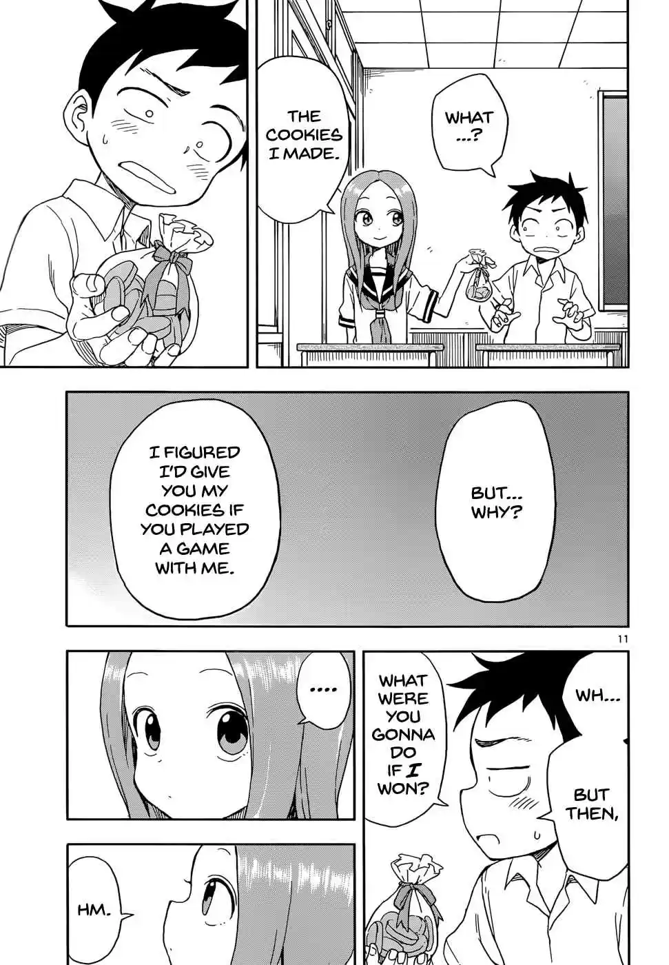 Karakai Jouzu no Takagi san Ch. 88 Cookies