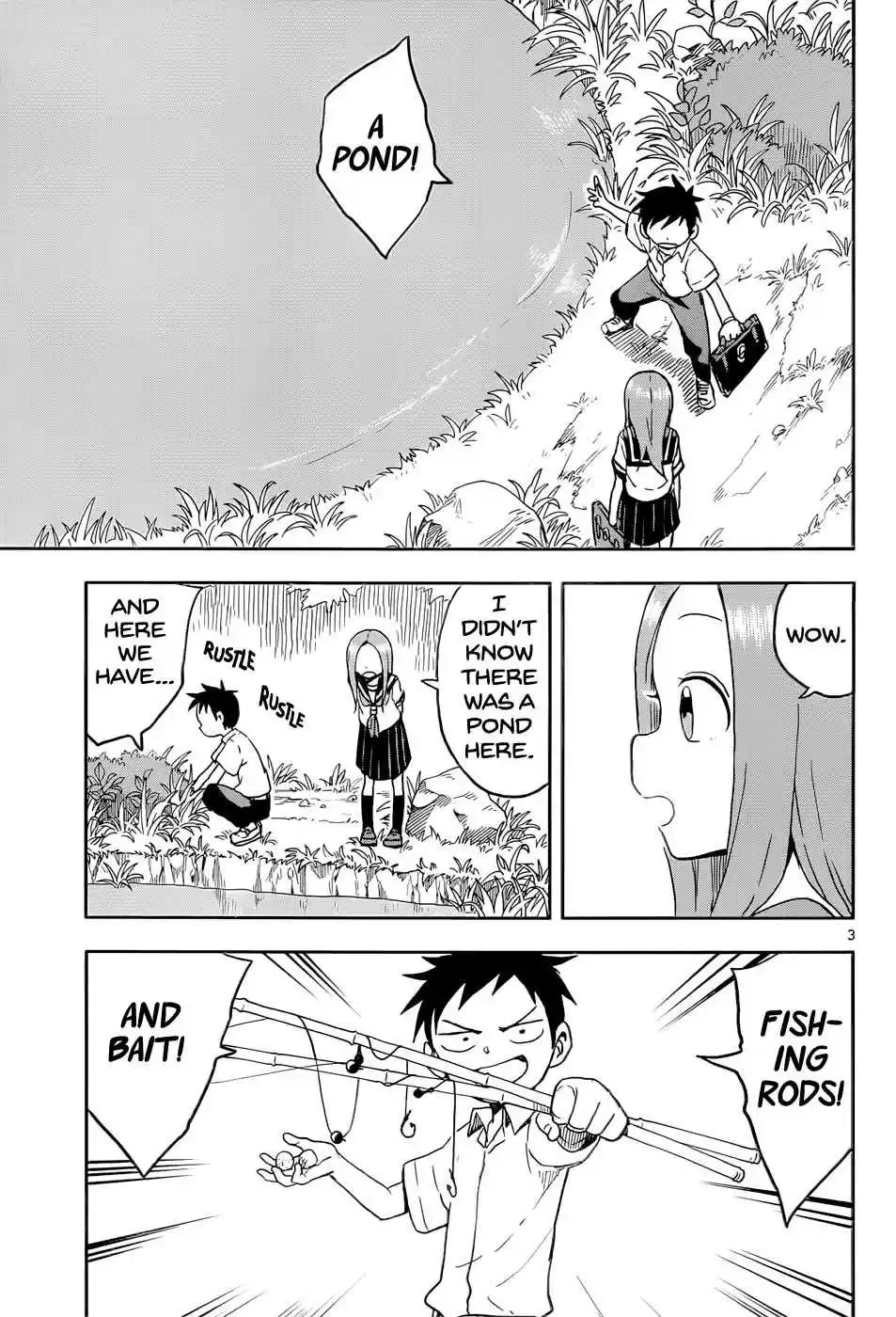 Karakai Jouzu no Takagi san Ch. 89 Fishing