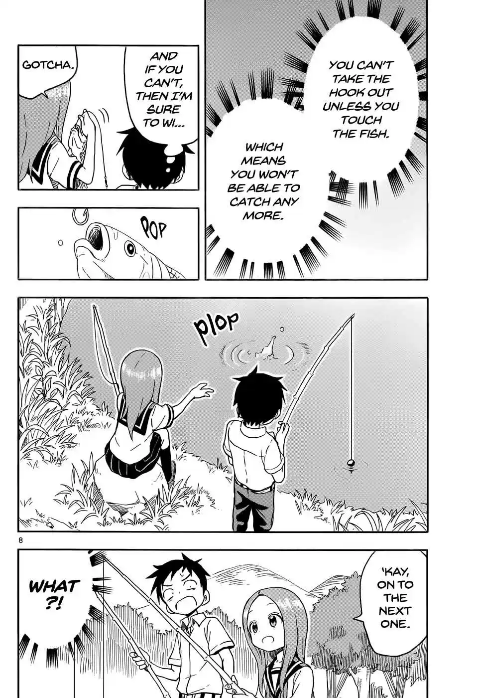 Karakai Jouzu no Takagi san Ch. 89 Fishing