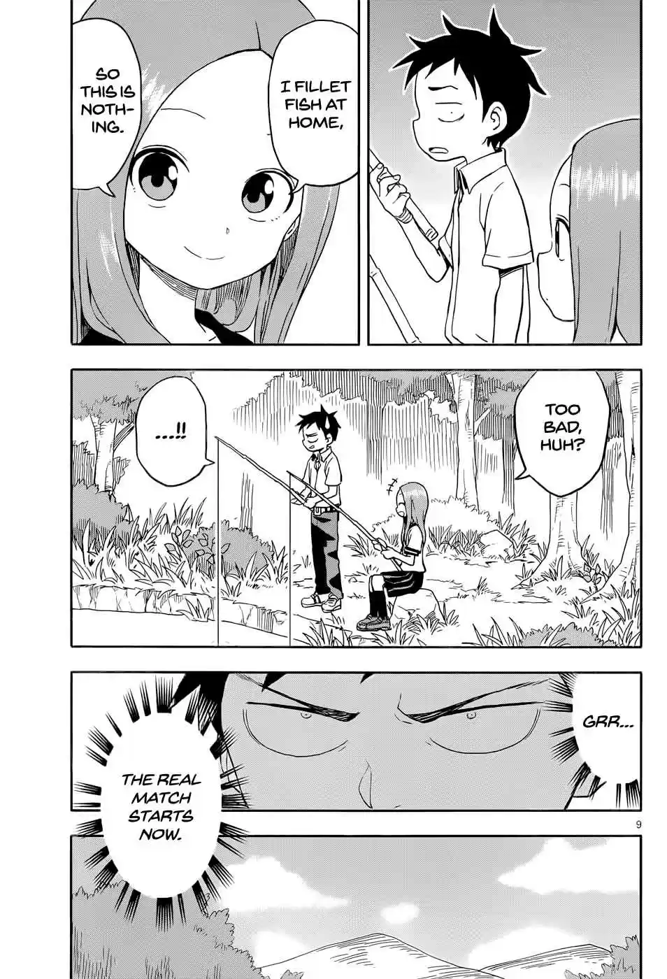 Karakai Jouzu no Takagi san Ch. 89 Fishing