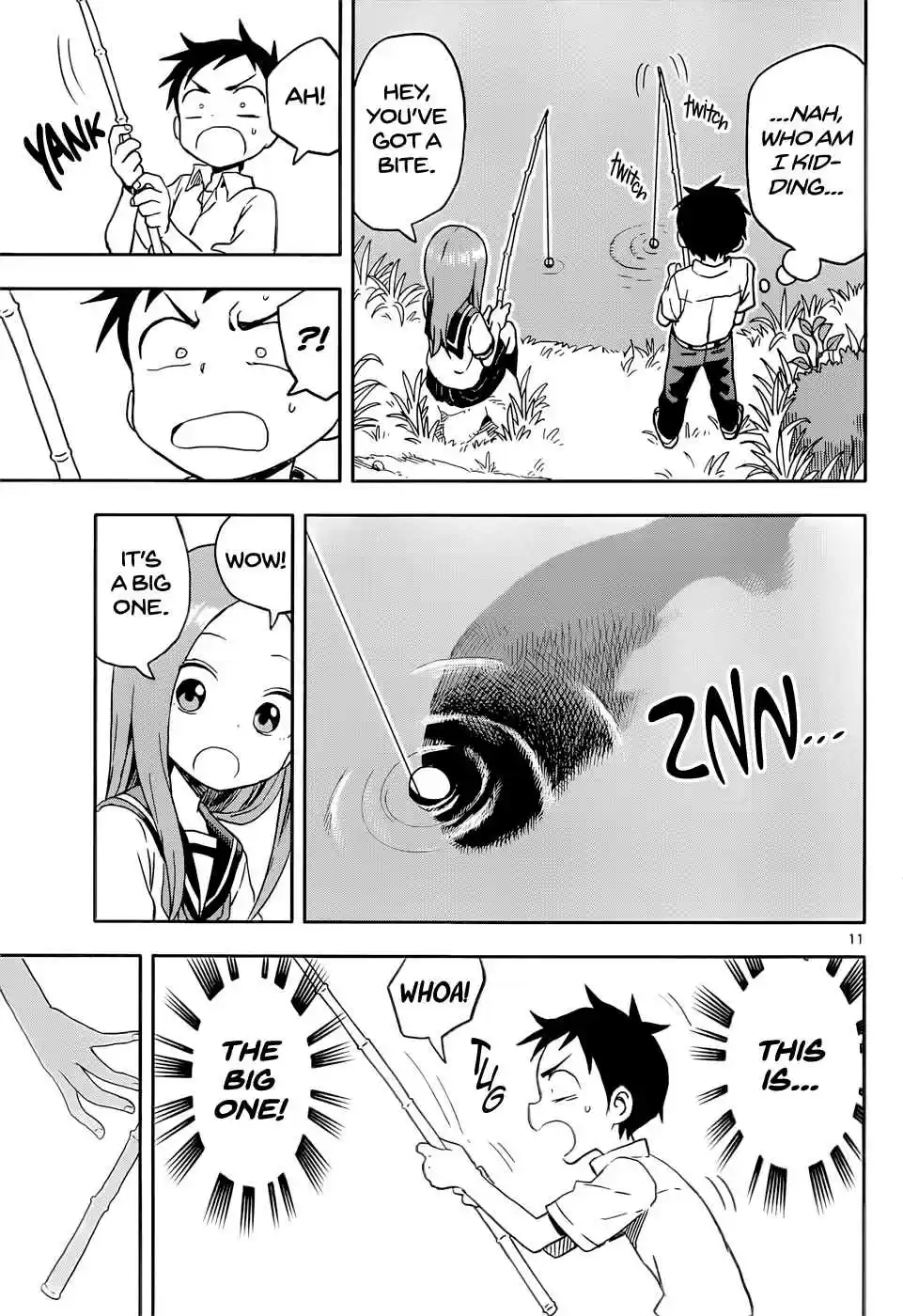 Karakai Jouzu no Takagi san Ch. 89 Fishing