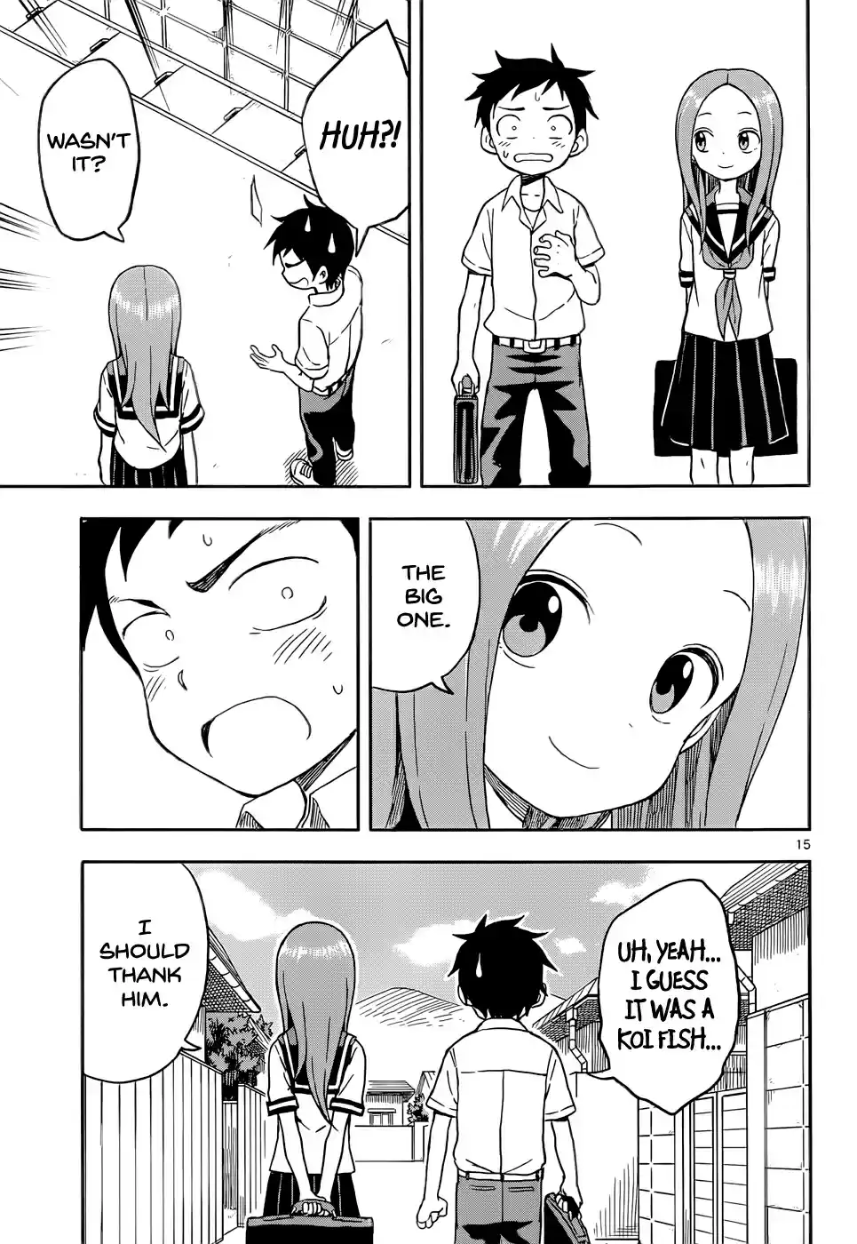 Karakai Jouzu no Takagi san Ch. 89 Fishing