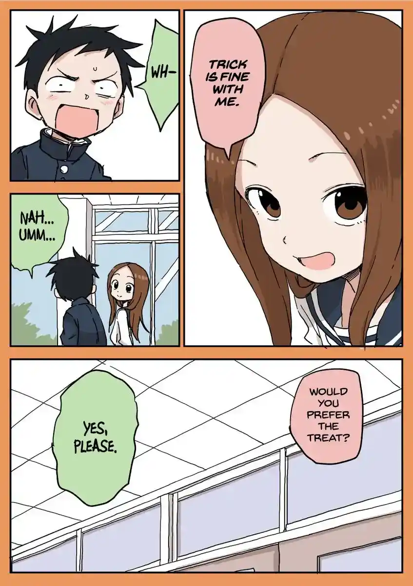 Karakai Jouzu no Takagi san Ch. 90.5 Halloween Short (2018)
