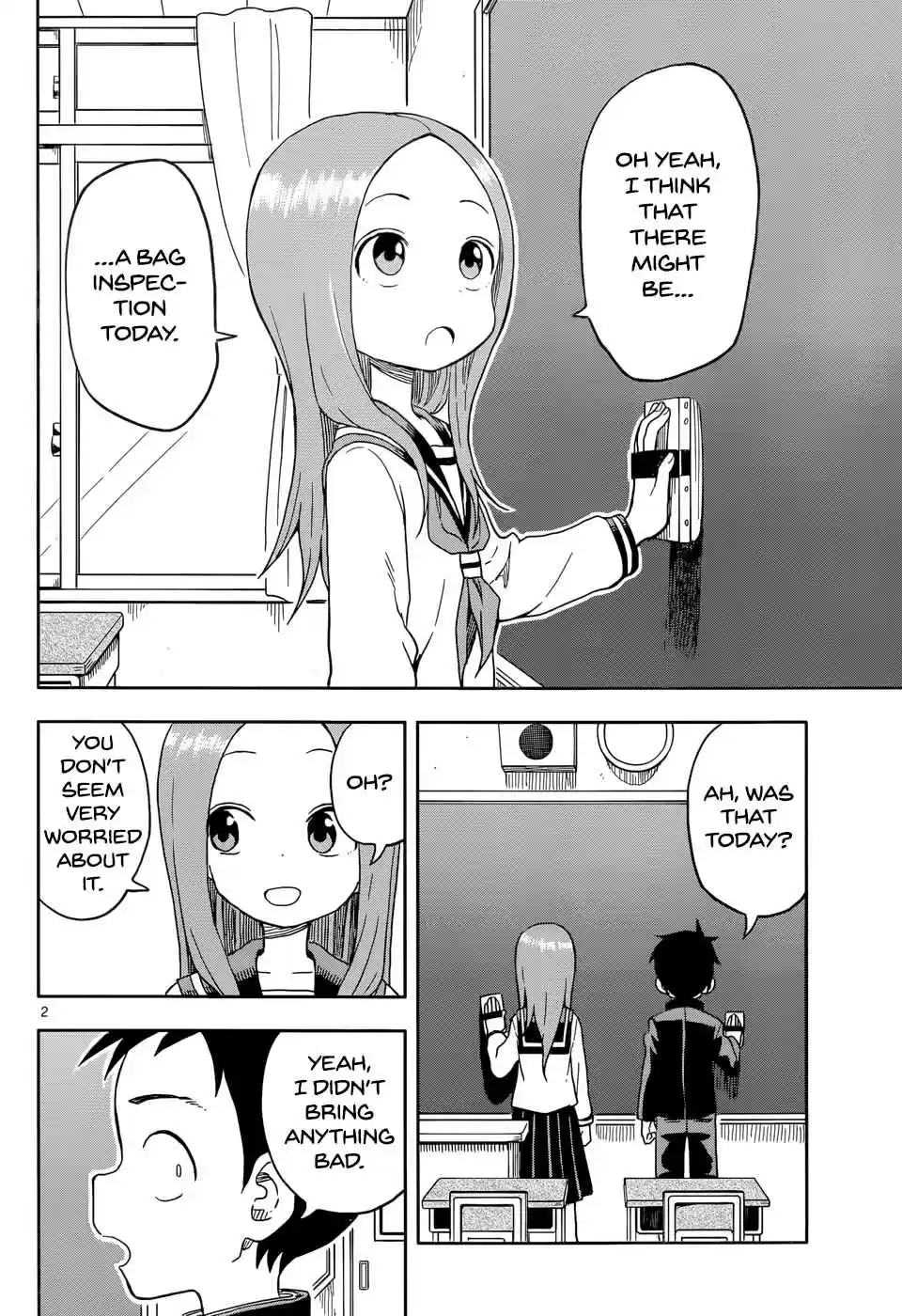 Karakai Jouzu no Takagi san Ch. 91 Bag Inspection