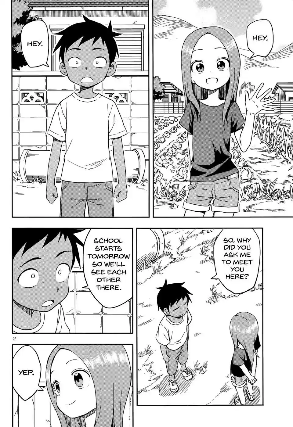 Karakai Jouzu no Takagi san Ch. 92 Sunburn