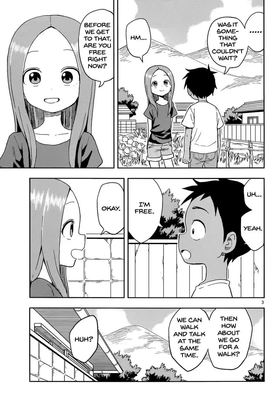Karakai Jouzu no Takagi san Ch. 92 Sunburn