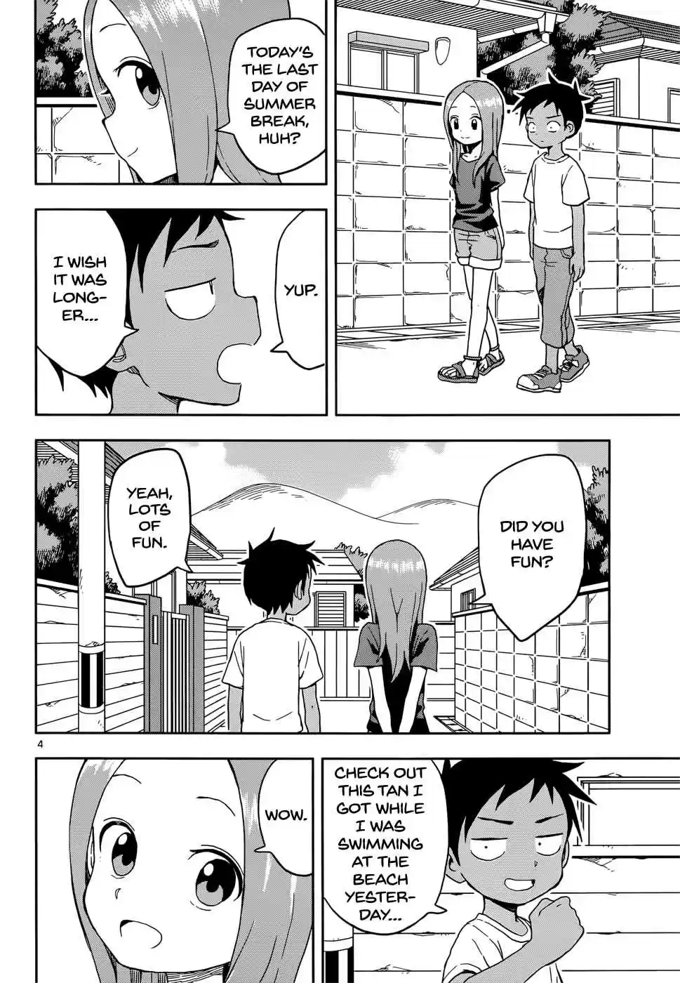 Karakai Jouzu no Takagi san Ch. 92 Sunburn