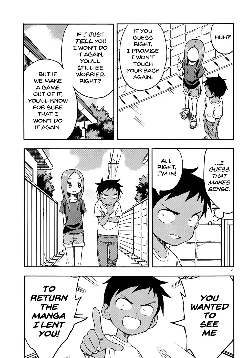Karakai Jouzu no Takagi san Ch. 92 Sunburn