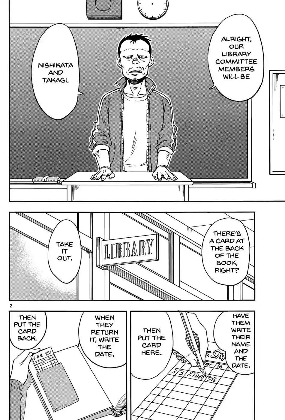 Karakai Jouzu no Takagi san Ch. 94 Library Committee Member