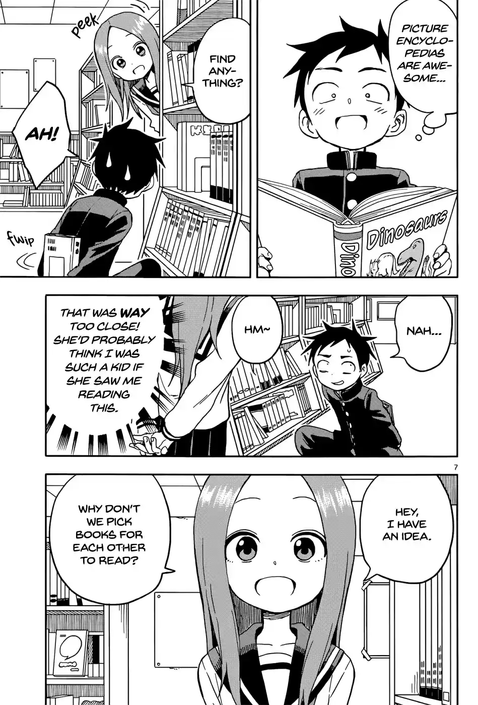 Karakai Jouzu no Takagi san Ch. 94 Library Committee Member