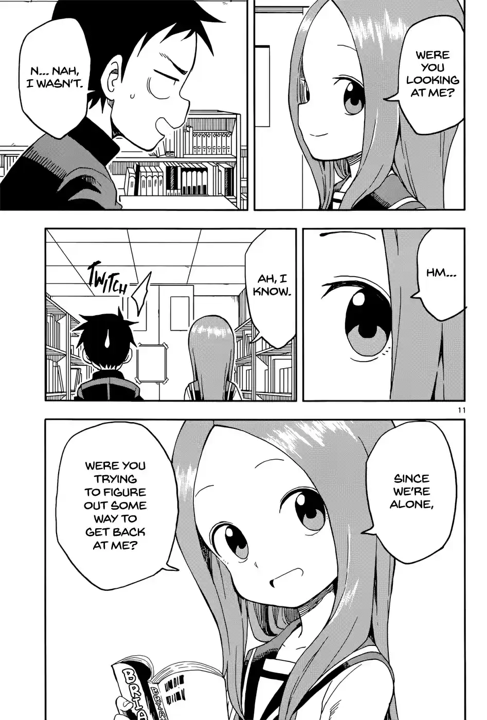 Karakai Jouzu no Takagi san Ch. 94 Library Committee Member