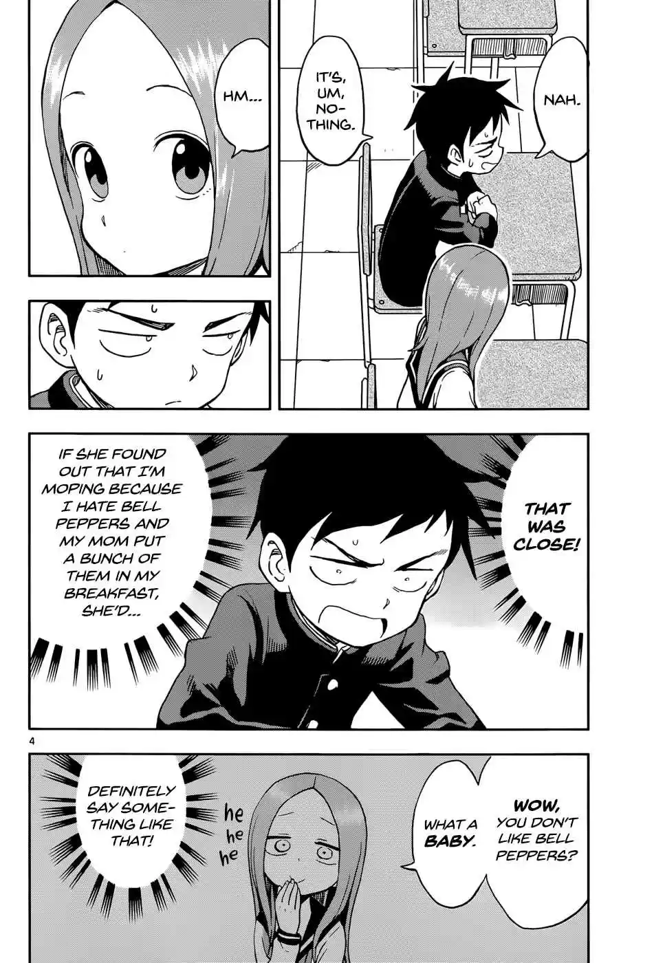 Karakai Jouzu no Takagi san Ch. 96 Least Favorite Foods