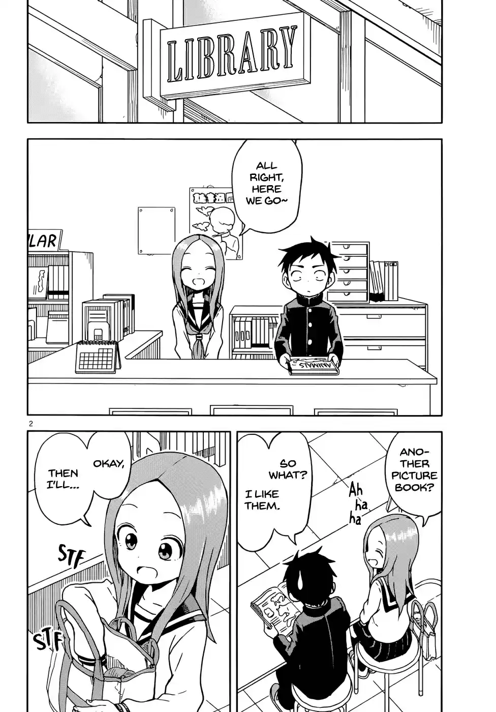 Karakai Jouzu no Takagi san Ch. 97 Crocheting