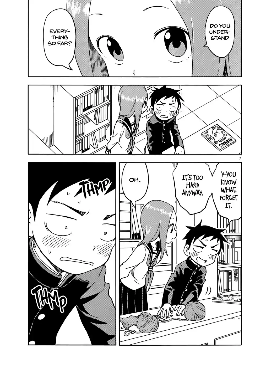 Karakai Jouzu no Takagi san Ch. 97 Crocheting
