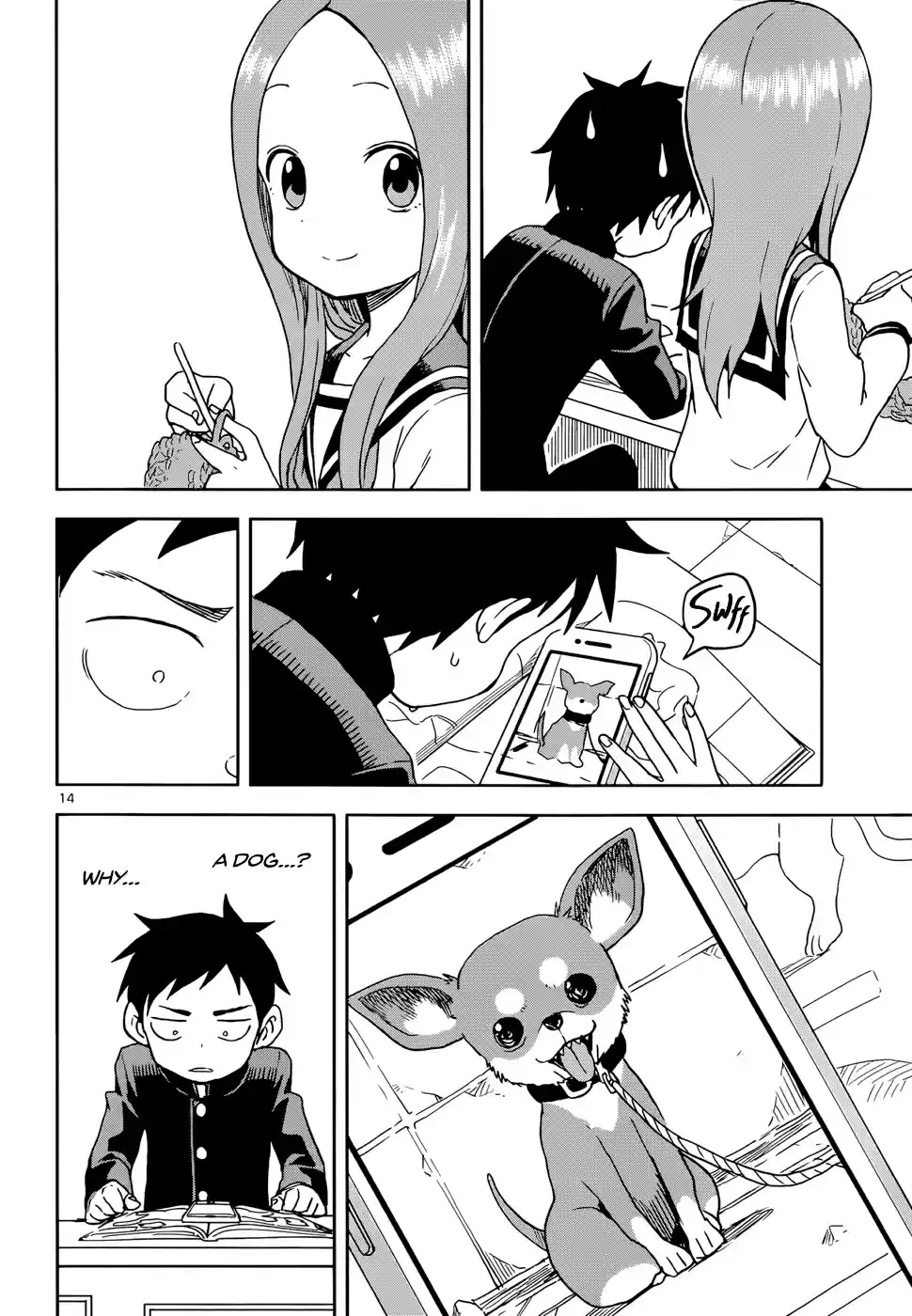 Karakai Jouzu no Takagi san Ch. 97 Crocheting