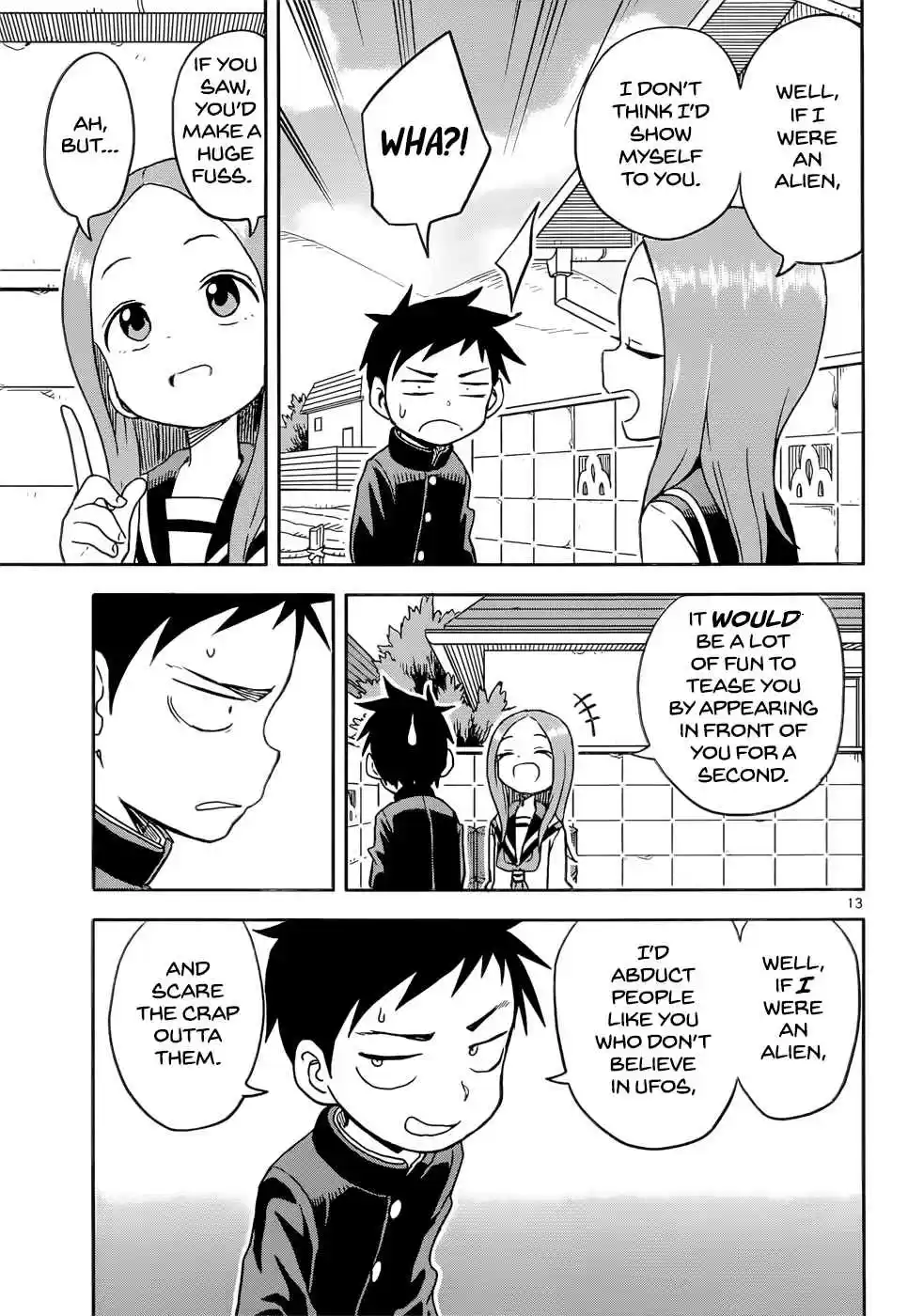 Karakai Jouzu no Takagi san Ch. 98 UFO