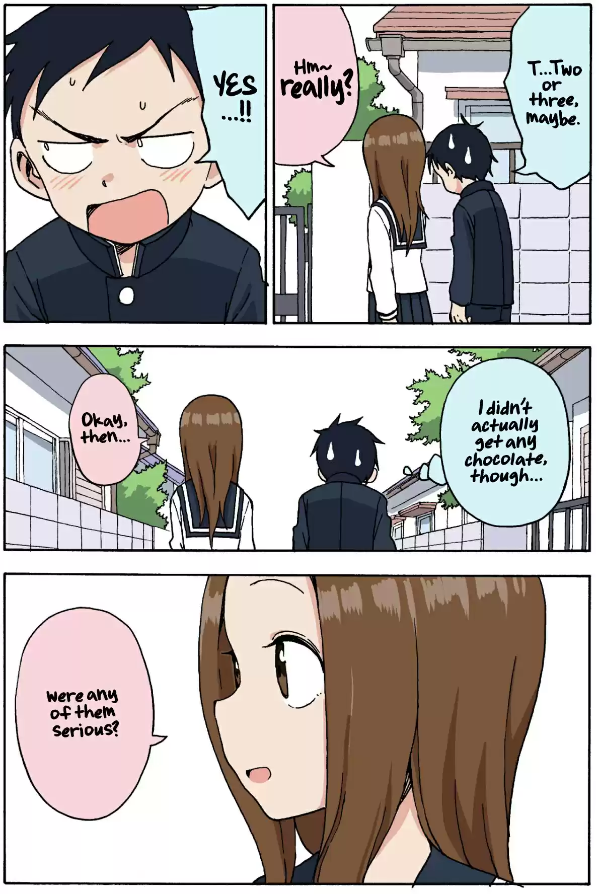 Karakai Jouzu no Takagi san Ch. 98.5 Valentine's Short (2019)