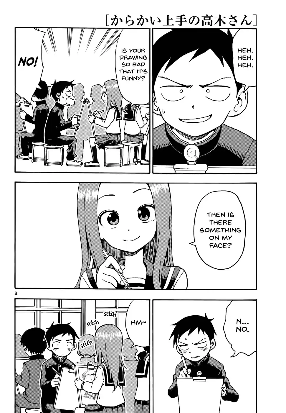 Karakai Jouzu no Takagi-san Ch.50