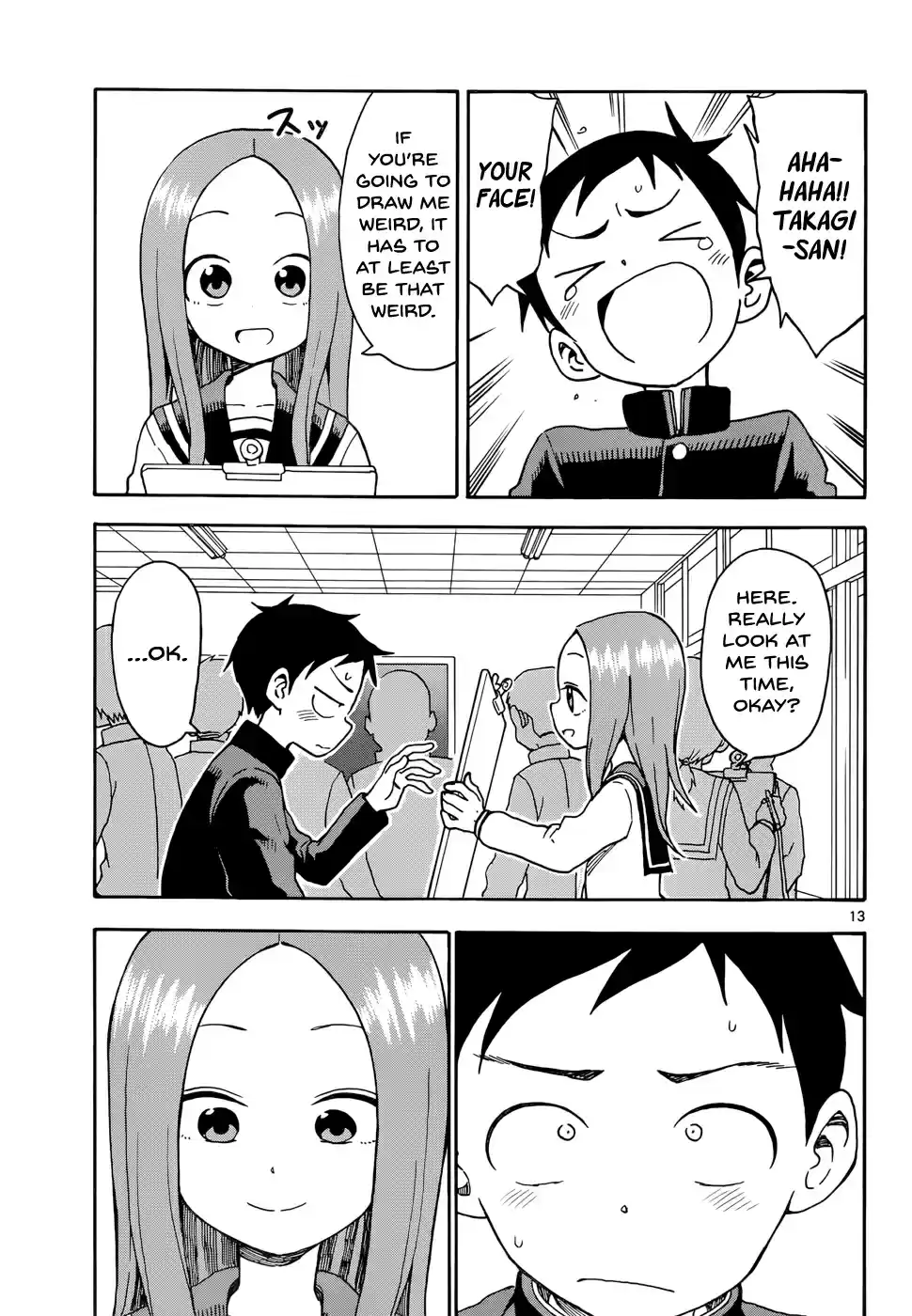 Karakai Jouzu no Takagi-san Ch.50