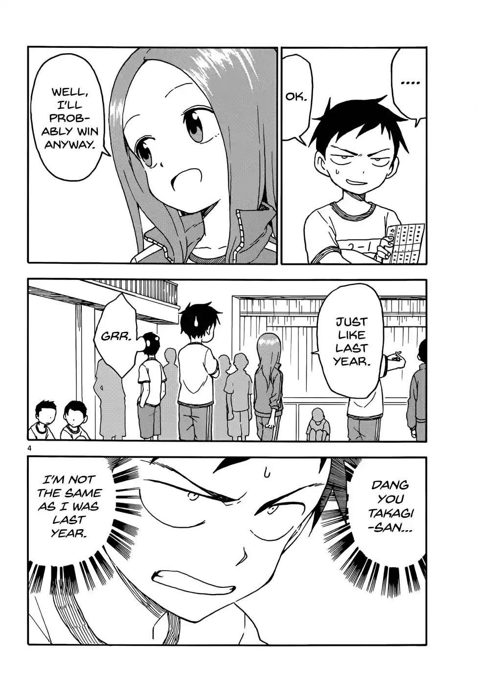 Karakai Jouzu no Takagi-san Ch.52