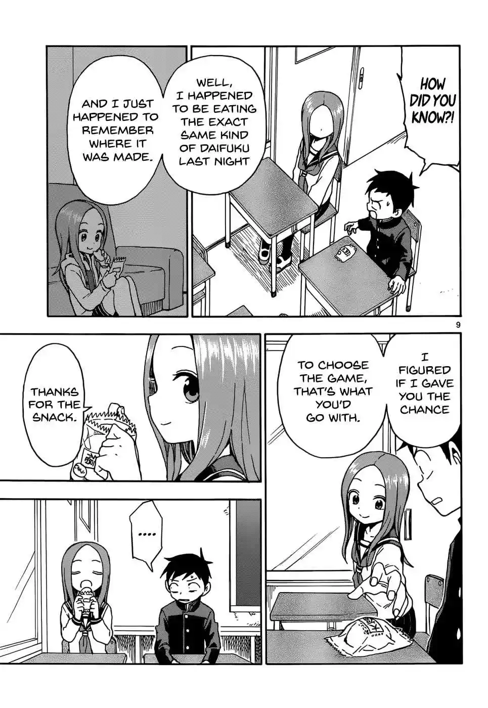 Karakai Jouzu no Takagi-san Ch.54