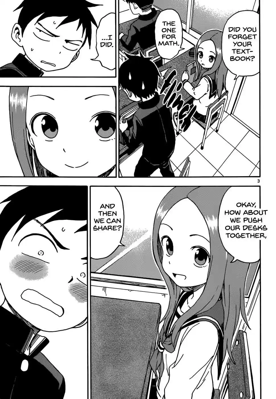 Karakai Jouzu no Takagi-san Ch.61