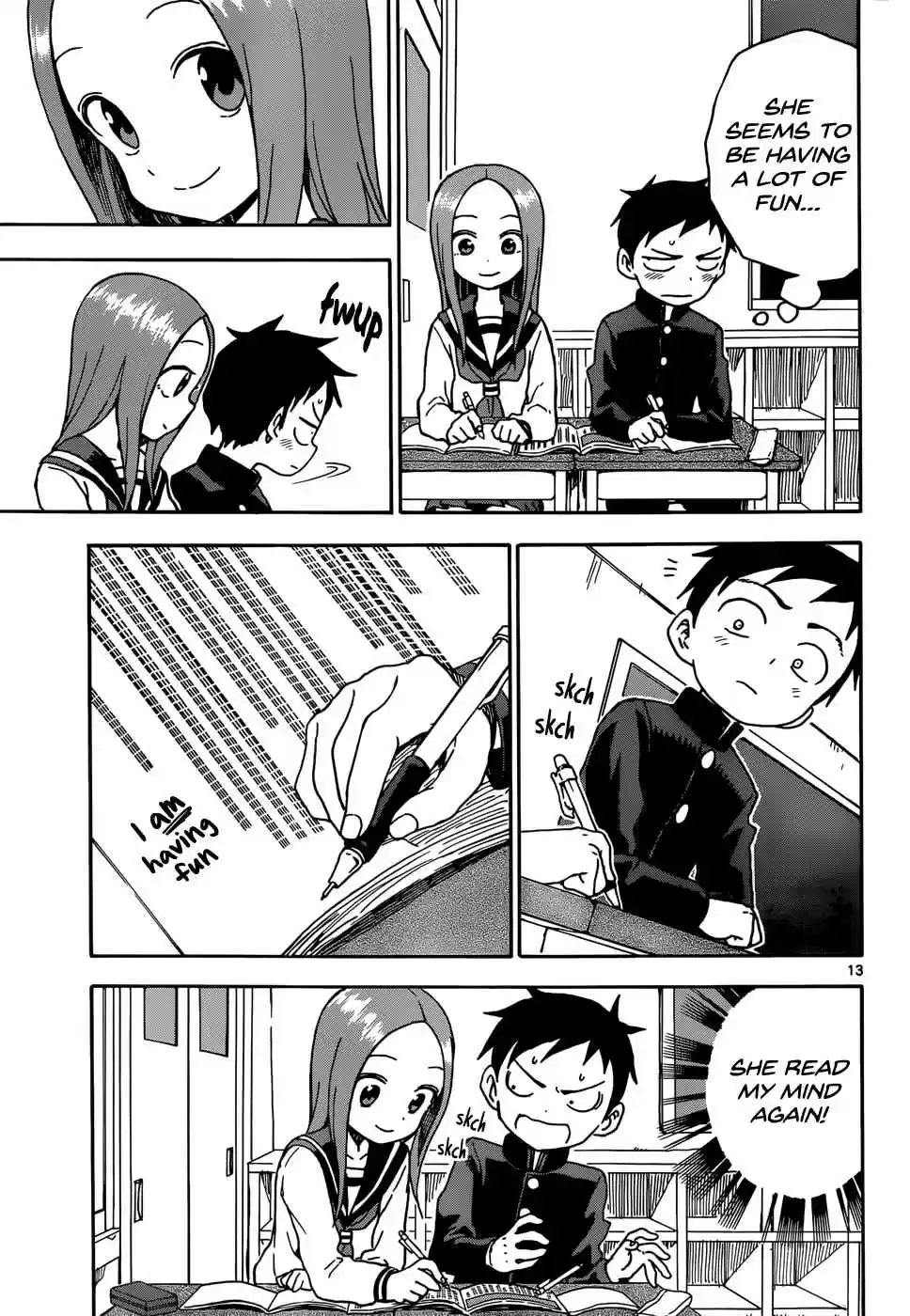 Karakai Jouzu no Takagi-san Ch.61