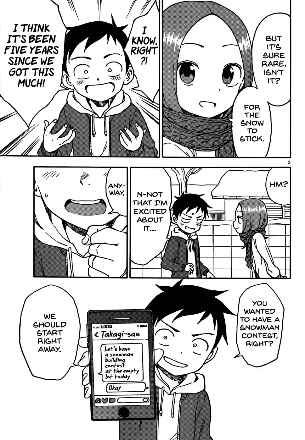 Karakai Jouzu no Takagi-san Ch.62