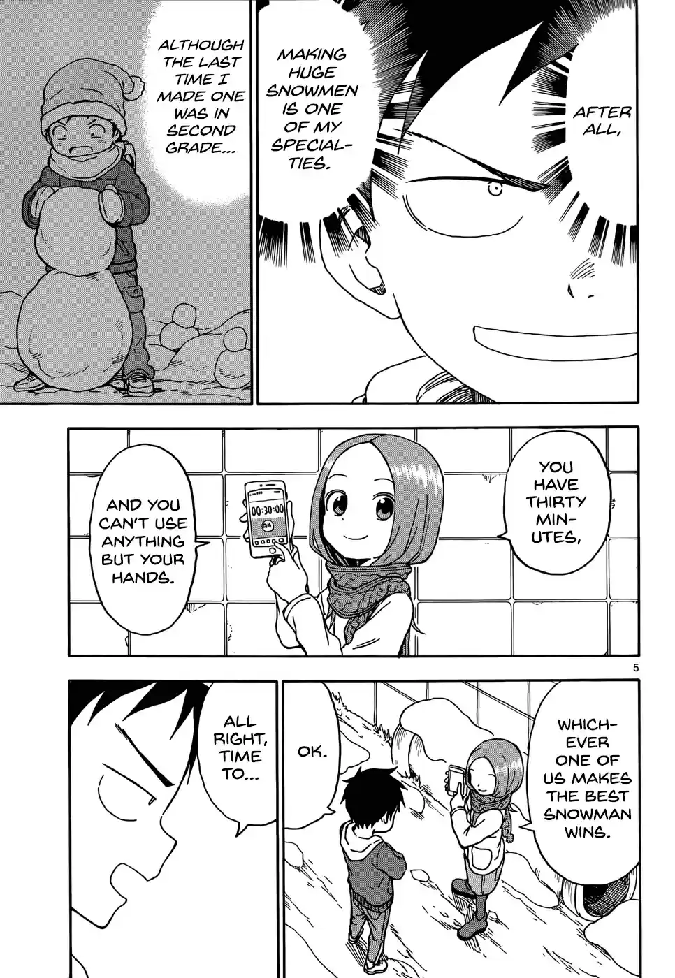 Karakai Jouzu no Takagi-san Ch.62