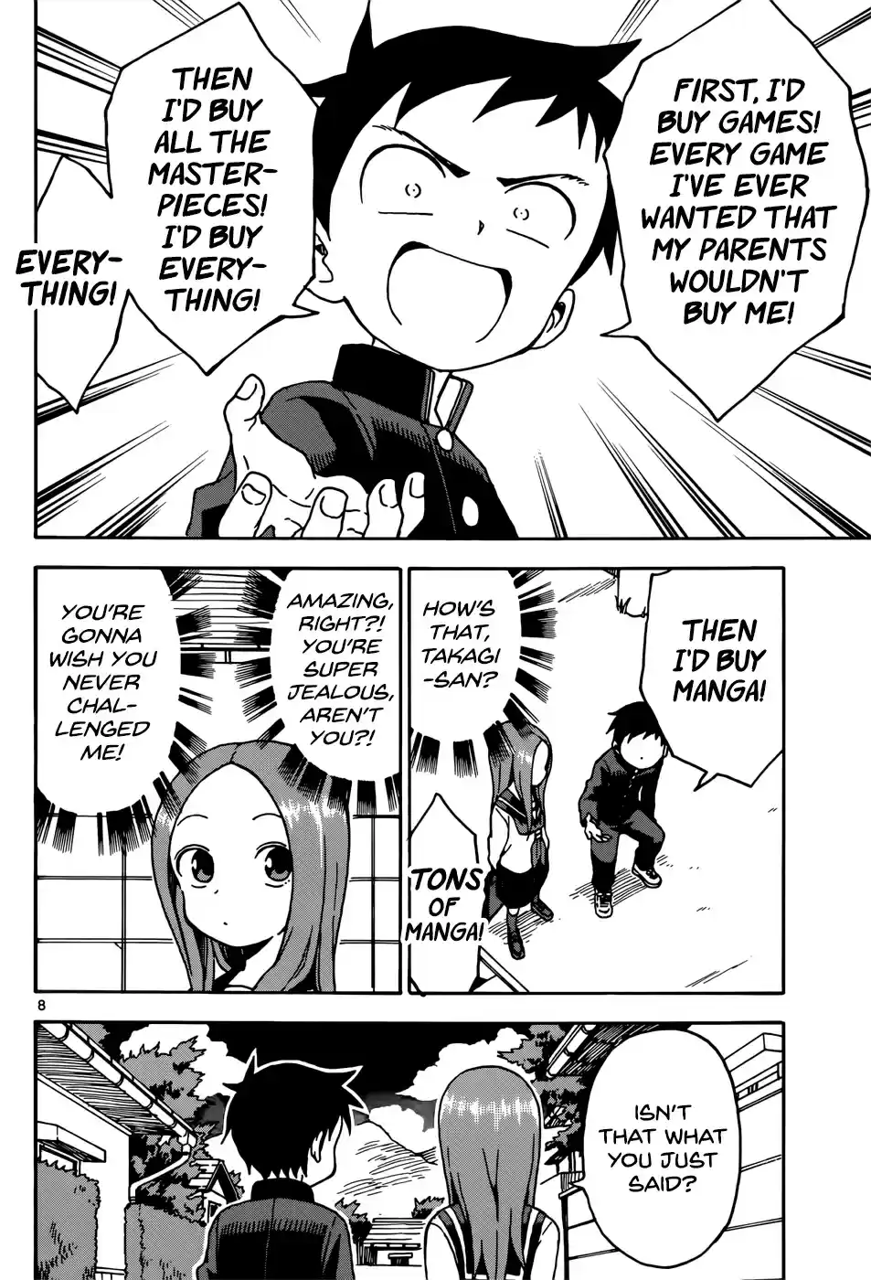 Karakai Jouzu no Takagi-san Ch.66