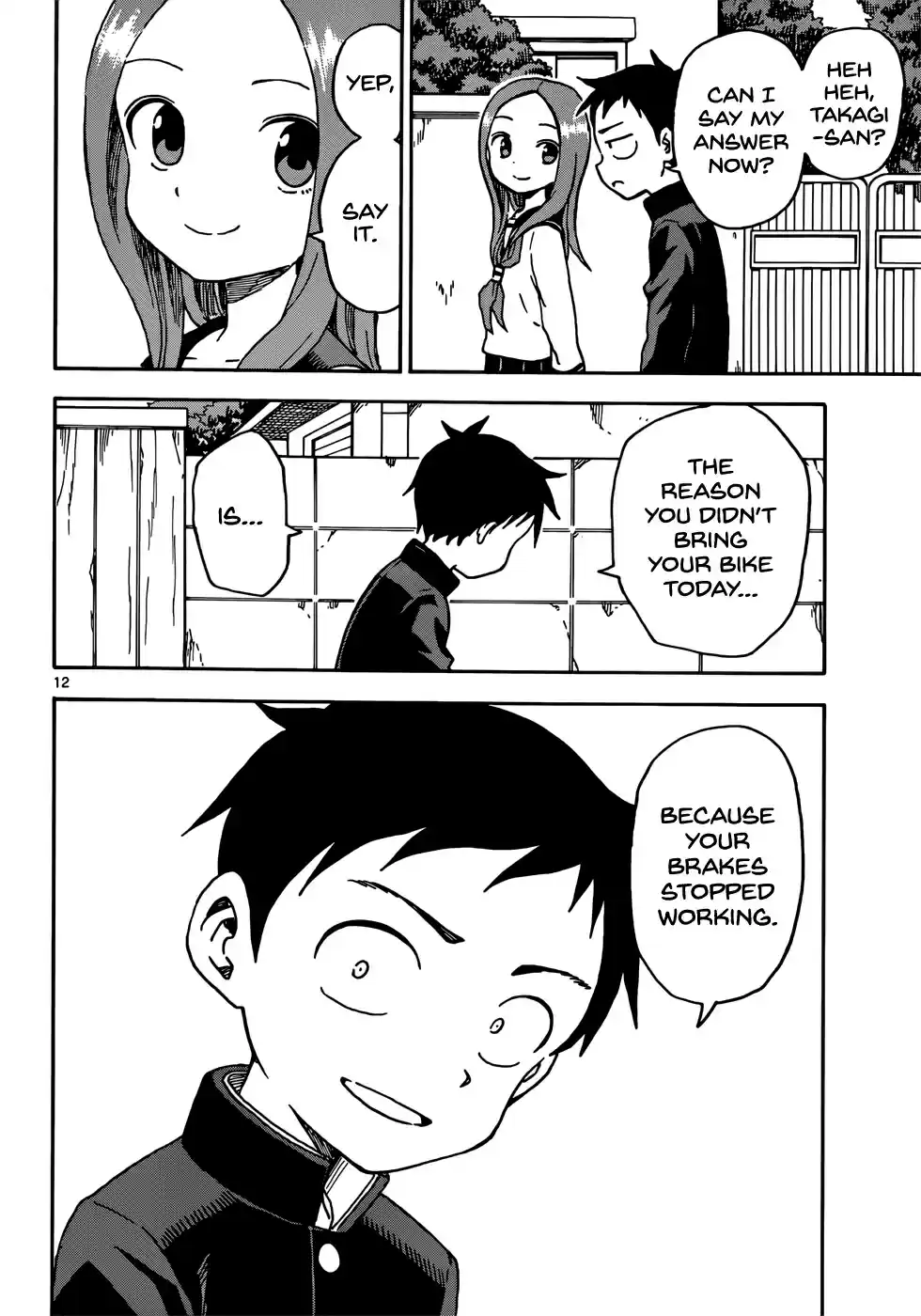 Karakai Jouzu no Takagi-san Ch.67
