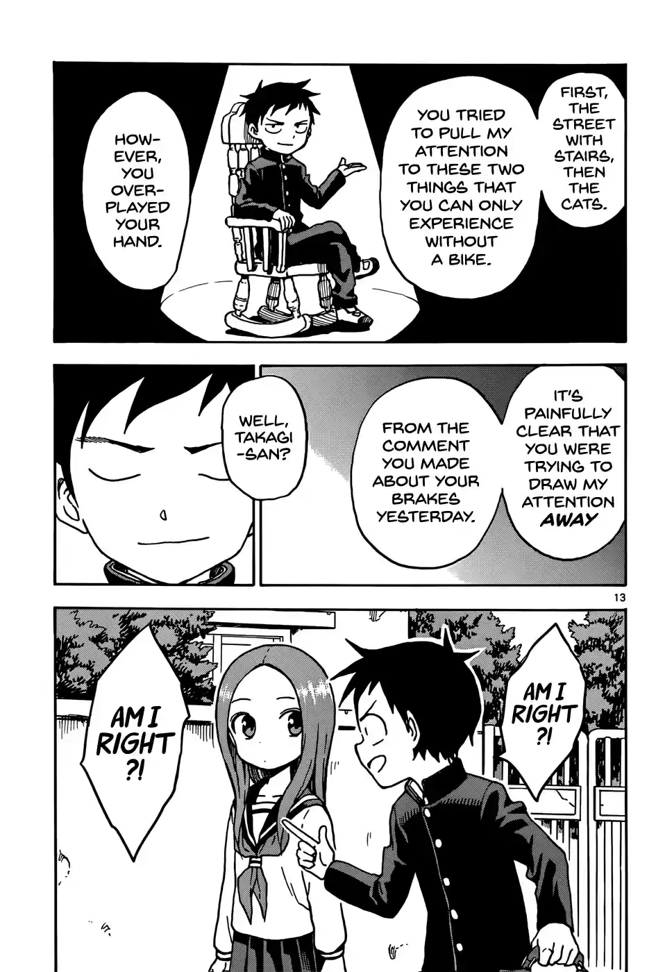 Karakai Jouzu no Takagi-san Ch.67