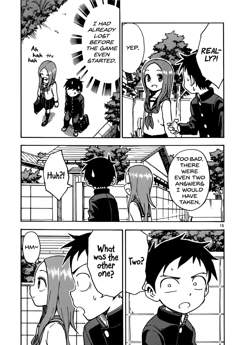 Karakai Jouzu no Takagi-san Ch.67
