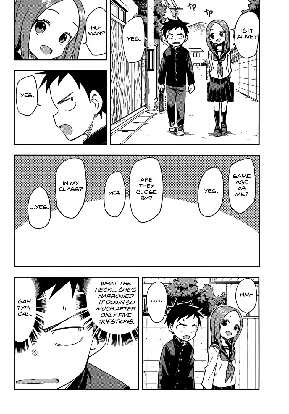 Karakai Jouzu No Takagi-San Chapter 143