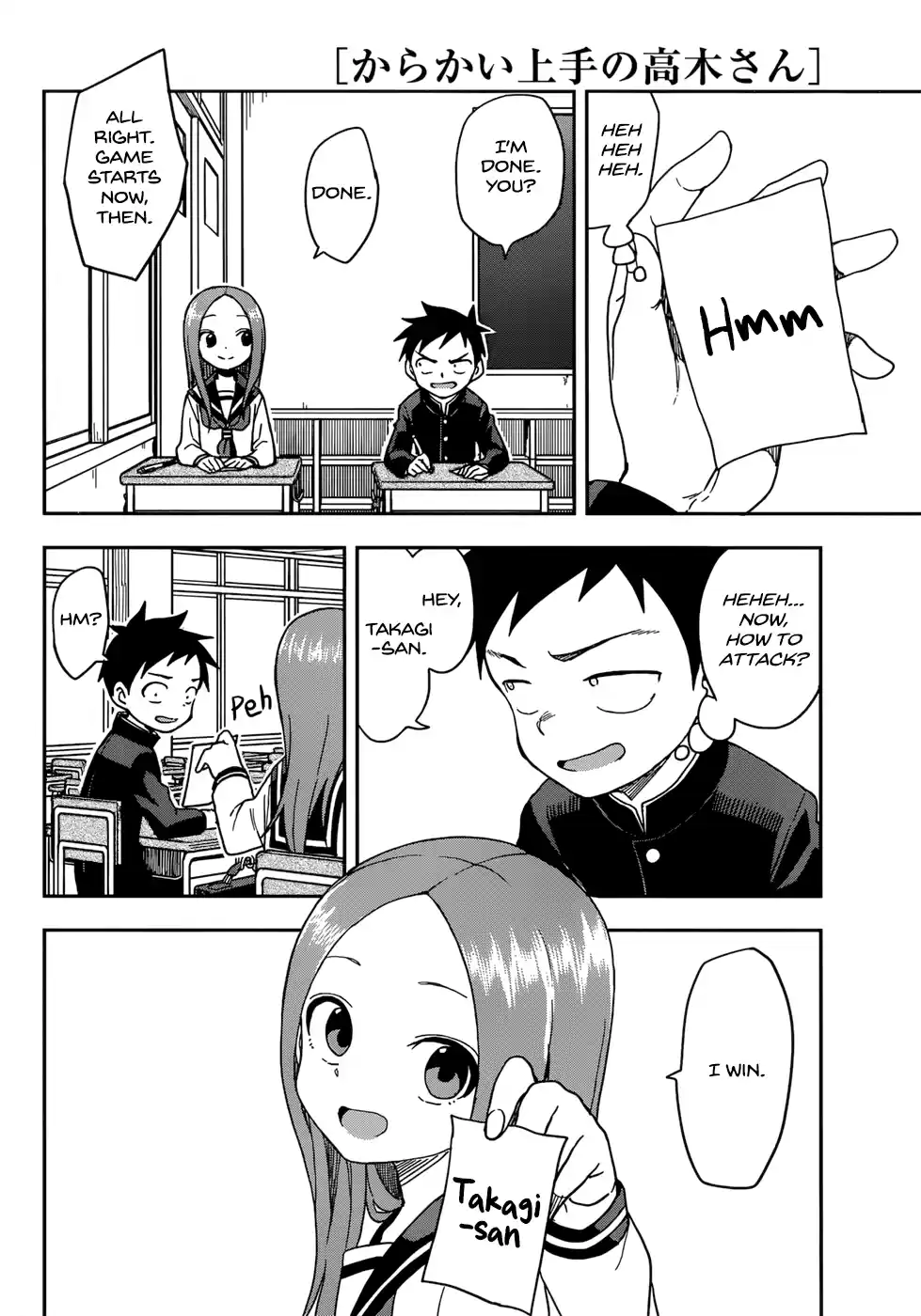 Karakai Jouzu No Takagi-San Chapter 144