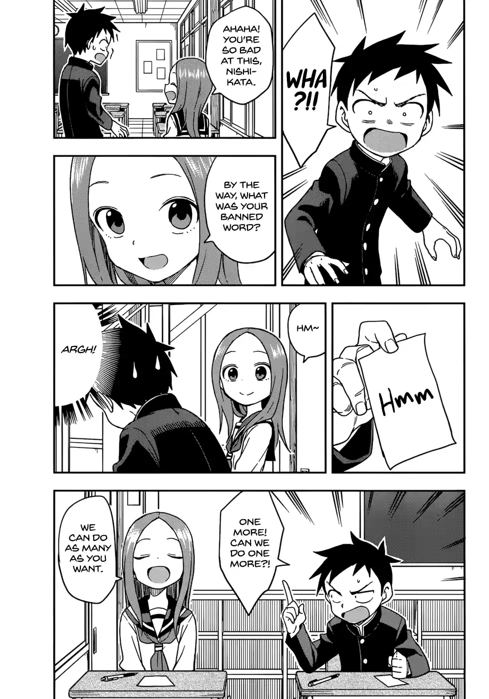 Karakai Jouzu No Takagi-San Chapter 144