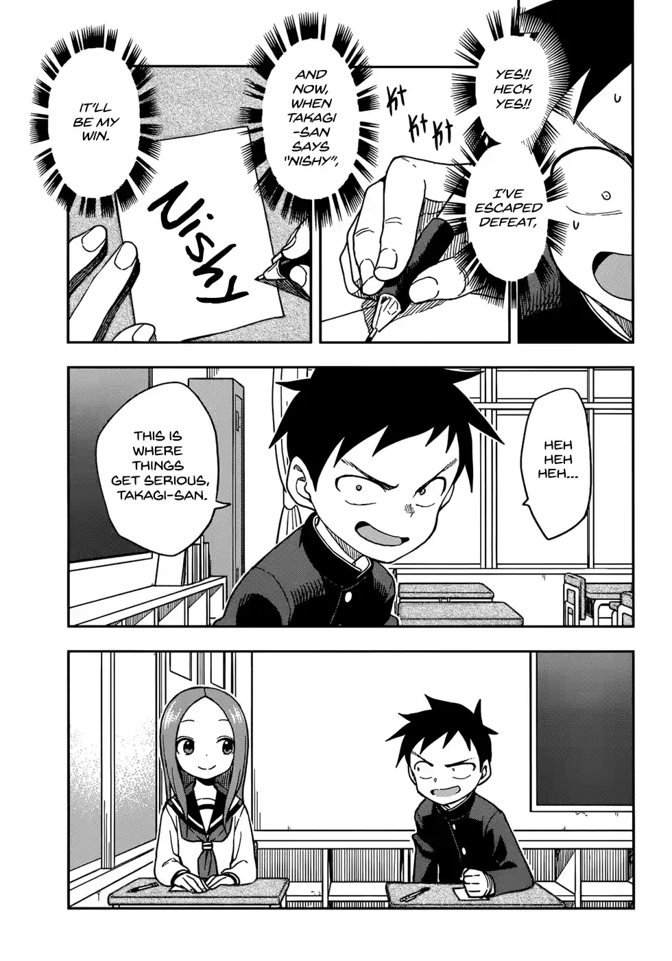 Karakai Jouzu No Takagi-San Chapter 144