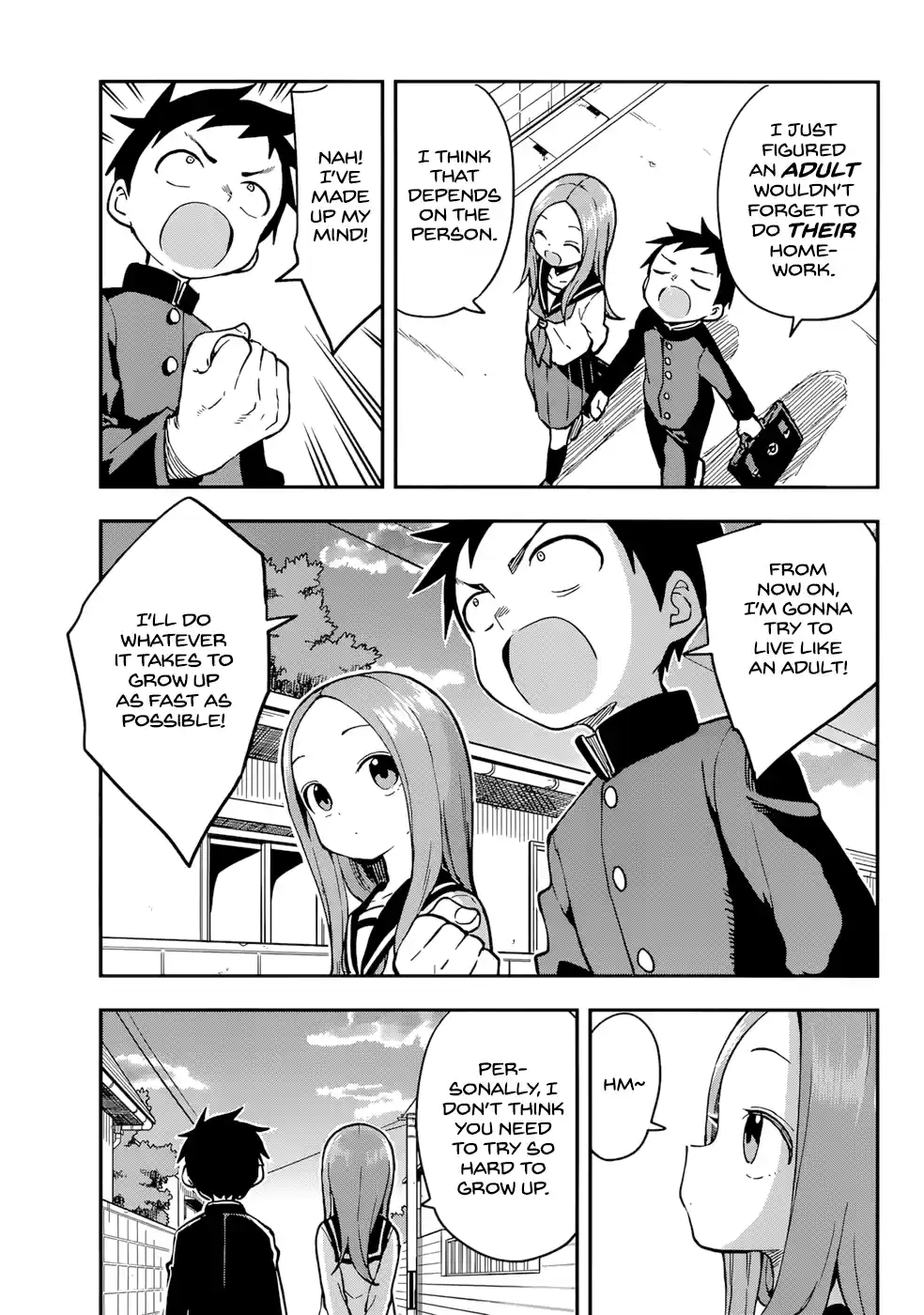 Karakai Jouzu No Takagi-San Chapter 157