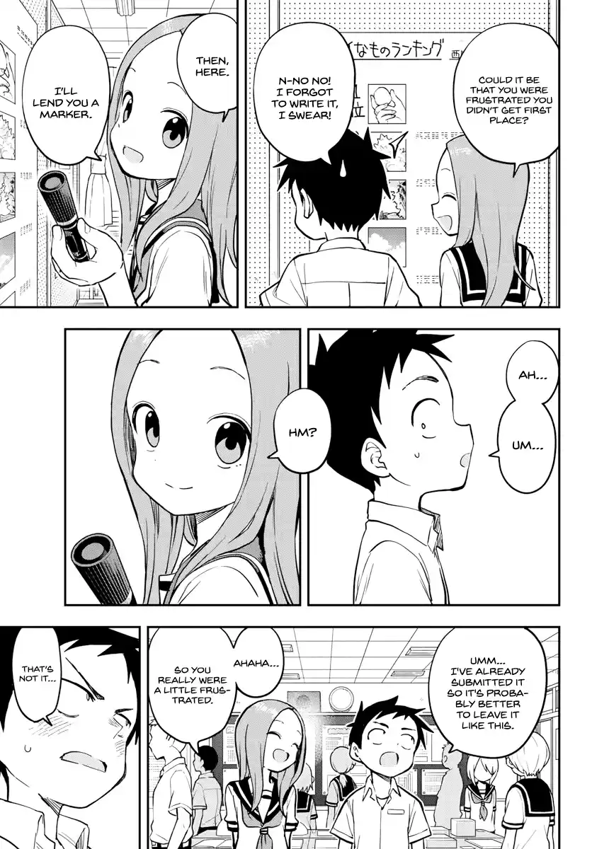 Karakai Jouzu No Takagi-San Chapter 158