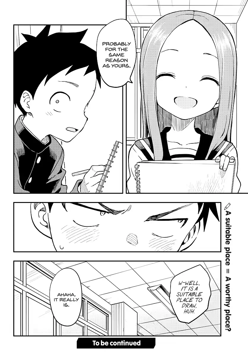 Karakai Jouzu No Takagi-San Chapter 159.1