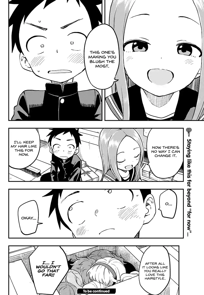 Karakai Jouzu No Takagi-San Chapter 167