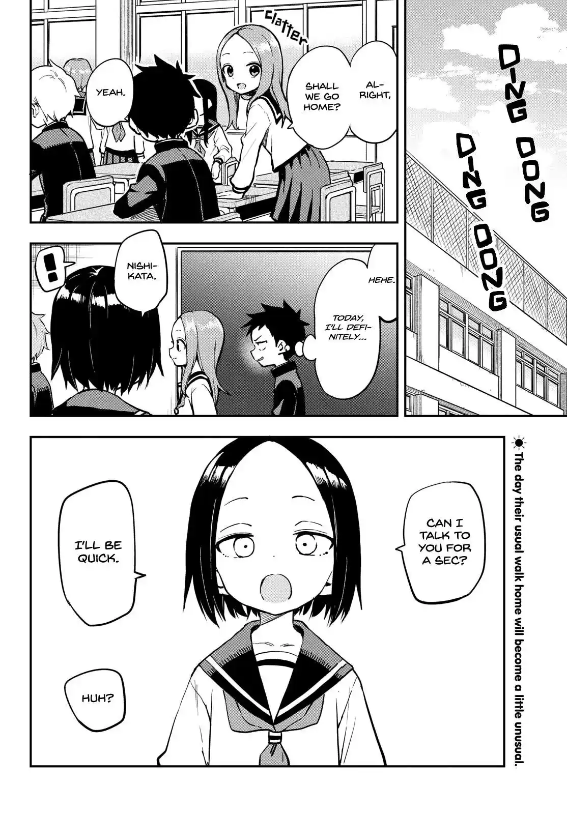 Karakai Jouzu no Takagi-san Chapter 174