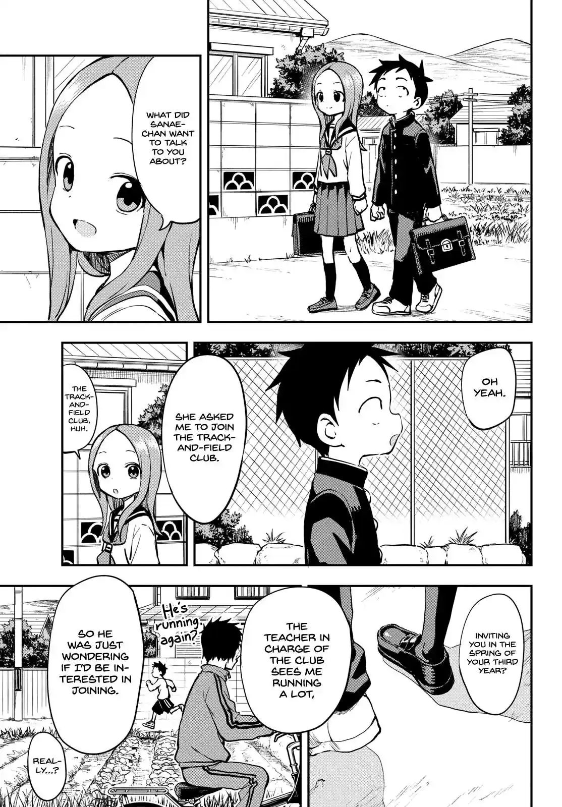 Karakai Jouzu no Takagi-san Chapter 174